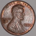1980 - 1 CENT - LINCOLN MEMORIAL CENT (PENNY) - ONE CENT - PHILADELPHIA MINT - USA