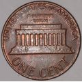 1982 - 1 CENT - LINCOLN MEMORIAL CENT (PENNY) - ONE CENT - PHILADELPHIA MINT - USA