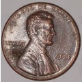 1984 - 1 CENT - LINCOLN MEMORIAL CENT (PENNY) - ONE CENT - PHILADELPHIA MINT - USA