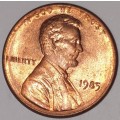 1985 - 1 CENT - LINCOLN MEMORIAL CENT (PENNY) - ONE CENT - PHILADELPHIA MINT - USA