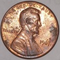 1987 - 1 CENT - LINCOLN MEMORIAL CENT (PENNY) - ONE CENT - PHILADELPHIA MINT - USA
