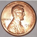 1989 - 1 CENT - LINCOLN MEMORIAL CENT (PENNY) - ONE CENT - PHILADELPHIA MINT - USA