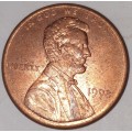 1998 - 1 CENT - LINCOLN MEMORIAL CENT (PENNY) - ONE CENT - PHILADELPHIA MINT - USA