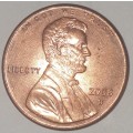 2008 D - 1 CENT - LINCOLN MEMORIAL CENT (PENNY) - ONE CENT - DENVER MINT - USA