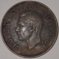 1940 - HALF PENNY - 1/2D - 1/2 PENNY - UNION OF SOUTH AFRICA