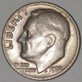 1972 - DIME - USA - ROOSEVELT ONE DIME COIN