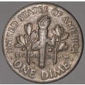 1972 - DIME - USA - ROOSEVELT ONE DIME COIN