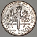 1988 D - DIME - USA - ROOSEVELT ONE DIME COIN