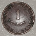 1953 - 1 ESCUDO - MOCAMBIQUE - MOZAMBIQUE - (Bronze)