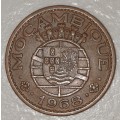 1968 - 1 ESCUDO - MOCAMBIQUE - MOZAMBIQUE - (Bronze)