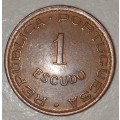 1974 - 1 ESCUDO - MOCAMBIQUE - MOZAMBIQUE - (Bronze)