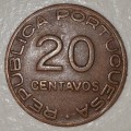 1941 - 20 CENTAVOS - MOCAMBIQUE - MOZAMBIQUE - (Bronze)