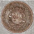 1961 - 20 CENTAVOS - MOCAMBIQUE - MOZAMBIQUE - (Bronze)
