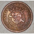 1957 - 50 CENTAVOS - MOCAMBIQUE - MOZAMBIQUE - (Bronze)