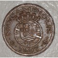 1957 - 50 CENTAVOS - MOCAMBIQUE - MOZAMBIQUE - (Bronze)