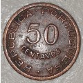 1957 - 50 CENTAVOS - MOCAMBIQUE - MOZAMBIQUE - (Bronze)