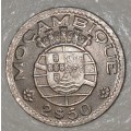 1954 - 2.5 ESCUDOS - MOCAMBIQUE - MOZAMBIQUE - (Copper-Nickel)