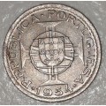 1954 - 2.5 ESCUDOS - MOCAMBIQUE - MOZAMBIQUE - (Copper-Nickel)