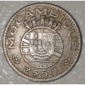 1965 - 2.5 ESCUDOS - MOCAMBIQUE - MOZAMBIQUE - (Copper-Nickel)
