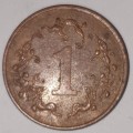 1989 - 1 CENT COIN - ZIMBABWE - (Bronze Plated Steel)