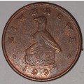 1997 - 1 CENT COIN - ZIMBABWE - (Bronze Plated Steel)
