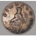 1980 - 5 CENT COIN - ZIMBABWE - (Copper-Nickel)