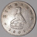 1991 - 5 CENT COIN - ZIMBABWE - (Copper-Nickel)