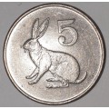 1997 - 5 CENT COIN - ZIMBABWE - (Copper-Nickel)