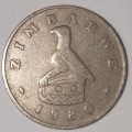 1980 - 10 CENT COIN - ZIMBABWE - (Copper-Nickel)