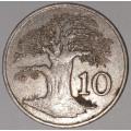 1989 - 10 CENT COIN - ZIMBABWE - (Copper-Nickel)