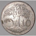 1991 - 10 CENT COIN - ZIMBABWE - (Copper-Nickel)