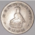 1988 - 20 CENT COIN - ZIMBABWE - (Copper-Nickel)