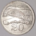 1994 - 20 CENT COIN - ZIMBABWE - (Copper-Nickel)