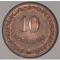 1961 - 10 CENTAVOS COIN - MOZAMBIQUE - (Bronze)