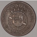 1953 - 50 CENTAVOS COIN - MOZAMBIQUE - (Bronze)