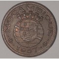 1957 - 50 CENTAVOS COIN - MOZAMBIQUE - (Bronze)
