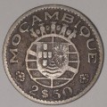 1955 - 2.5 ESCUDOS - MOZAMBIQUE - (Copper-Nickel) KM#78