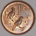1985 - 1 CENT COIN (ONE CENT COIN) - RSA - BRONZE - KM#82 - BILINGUAL LEGEND - SPARROWS