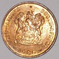 1986 - 1 CENT COIN (ONE CENT COIN) - RSA - BRONZE - KM#82 - BILINGUAL LEGEND - SPARROWS