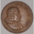 1967 AFR - 2 CENT COIN (TWO CENT COIN) - RSA - BRONZE - KM#66.2 - WILDEBEEST
