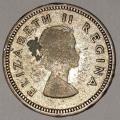 1956 - TICKEY/THREEPENCE/ 3d - SOUTH AFRICA - KM# 47 - SILVER 0.50