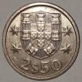 1983 - 2.5 ESCUDOS - 2$50 - 2 1/2 - PORTUGAL - PORTUGUESA - KM#590 - COPPER-NICKEL - PORTUGUESE