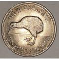 1964 - 1 FLORIN - ONE FLORIN - NEW ZEALAND - KM#28.2 - COPPER-NICKEL - KIWI BIRD