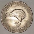 1965 - 1 FLORIN - ONE FLORIN - NEW ZEALAND - KM#28.2 - COPPER-NICKEL - KIWI BIRD