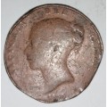 1855 - ONE PENNY - GREAT BRITAIN