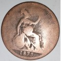 1875 - ONE PENNY - GREAT BRITAIN