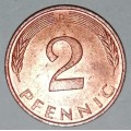 1978 D - 2 PFENNIG - TWO PFENNIG - GERMANY - FEDERAL REPUBLIC - (Copper Plated Steel)