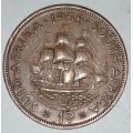 1955 - 1 PENNY - (1D) - UNION OF SOUTH AFRICA
