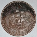 1957 - 1 PENNY - (1D) - UNION OF SOUTH AFRICA