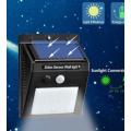 SOLAR POWERED 20 LED PIR SENSOR +CDS NIGHT SENSOR